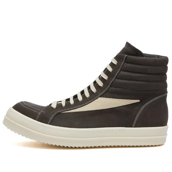 Кроссовки Rick Owens High Vintage Sneaks, цвет Dark Dust & Milk