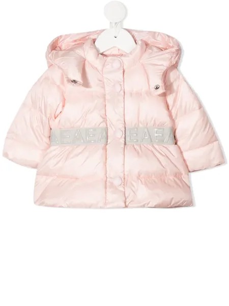 Emporio Armani Kids пуховик с логотипом