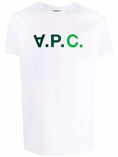 A.P.C. футболка с логотипом