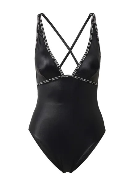 Треугольный купальник Calvin Klein Swimwear, черный