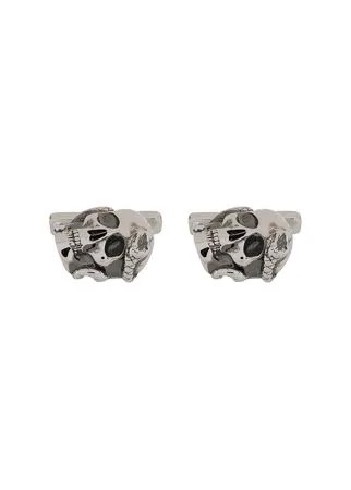 Alexander McQueen запонки с логотипом