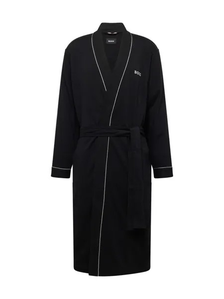 Длинный халат BOSS Black Xmas Kimono, черный