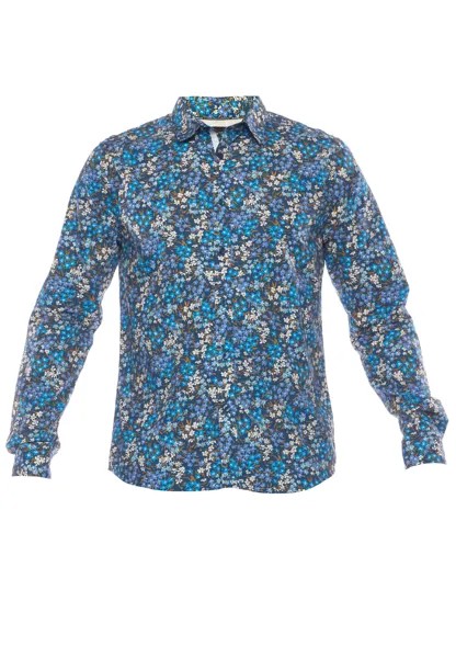 Рубашка Le Temps des Cerises SHIRT CHEMISE HOMME GRIBA (MANCHE LONGUE)/SHIRT MAN GRIBA (LONG SLEEVE), цвет blue dark blue