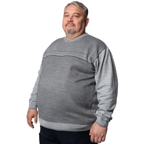 Пуловер Turhan, размер 3 XL, , серый