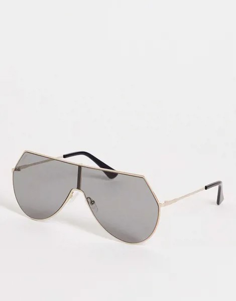 Позолоченные солнцезащитные очки Pilgrim Franny-Золотистый
