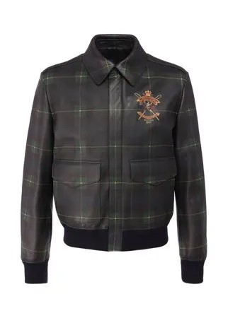 Кожаный бомбер Ralph Lauren