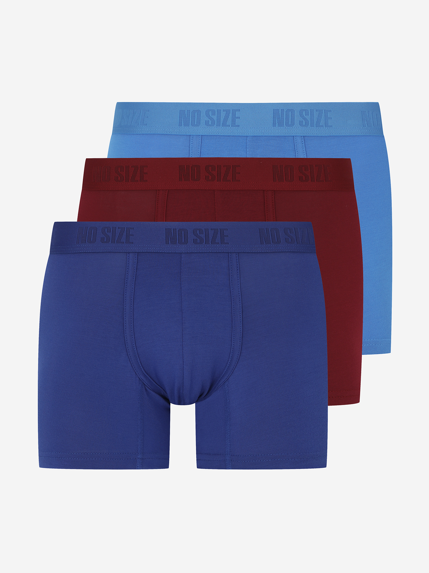 Трусы мужские NO SIZE, 3 штуки, Красный