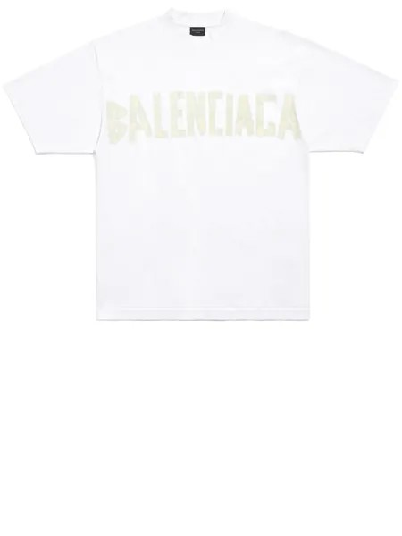 Футболка Balenciaga Tape Type, белый