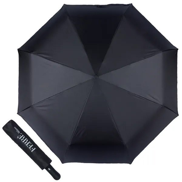Зонт складной мужской автоматический Ferre 3016-OC черный