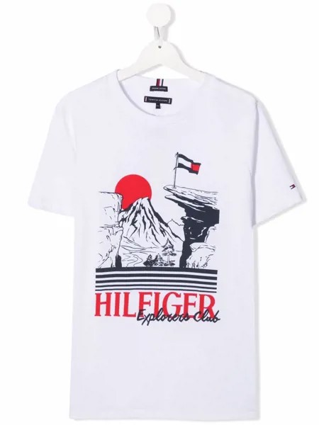 Tommy Hilfiger Junior футболка Explorer с принтом