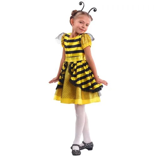 Карнавальный костюм Пуговка Пчелка в платье