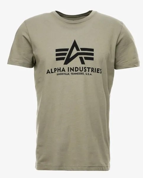 Футболка Alpha Industries Basic, оливковая