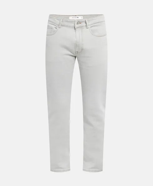 Прямые джинсы Lacoste, светло-серый