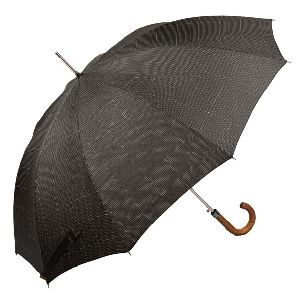 Зонт-трость мужской полуавтоматический M&P C176-LA Legno Square, черный
