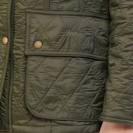 Куртка Beadnell Polarquilt женская Barbour, темно-зеленый