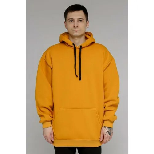 Худи Магазин Толстовок, размер 2XL-54-Unisex-(Мужской), горчичный