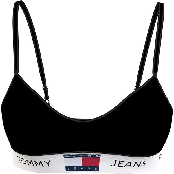 Бюстгальтер Tommy Jeans Heritage Ctn Push-Up, черный