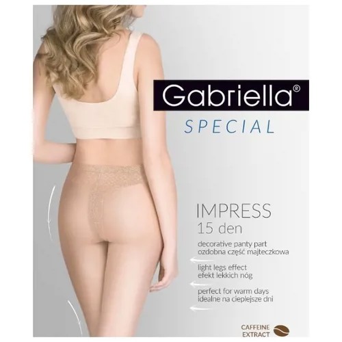 Колготки Gabriella Impress 15 den, размер 3-M, черный