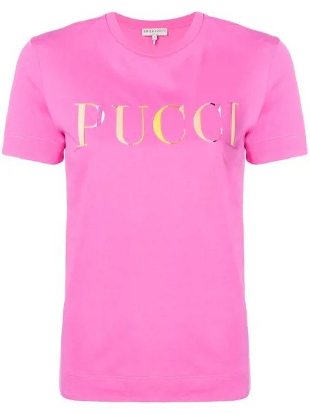Emilio Pucci футболка с логотипом