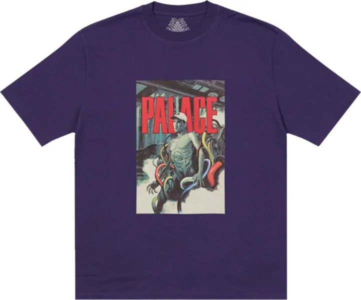 Футболка Palace Mangas T-Shirt 'Purple', фиолетовый