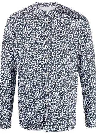 Manuel Ritz рубашка с воротником-стойкой и цветочным принтом