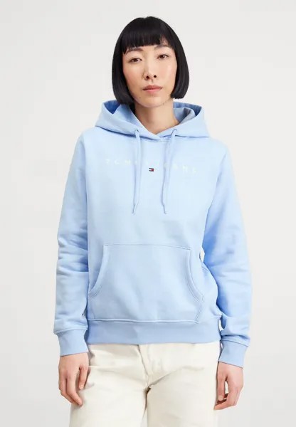 Толстовка LINEAR HOODIE Tommy Jeans, цвет moderate blue