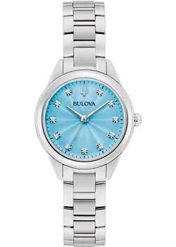 Японские наручные  женские часы Bulova 96P250. Коллекция Sutton
