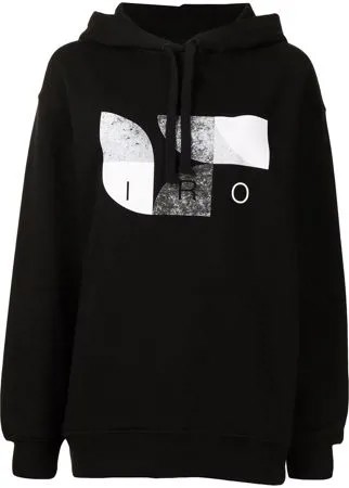 IRO logo-print cotton hoodie