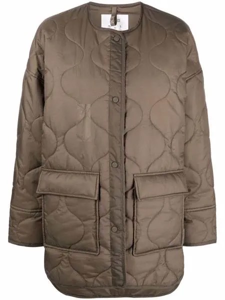 Closed ripstop quilted jacket