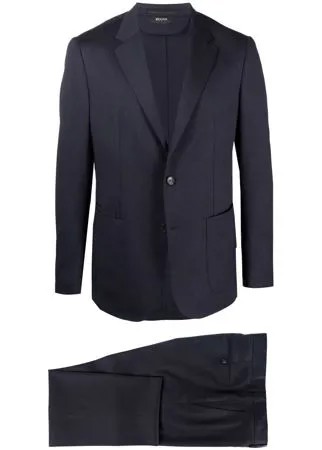 Z Zegna строгий костюм с однобортным пиджаком
