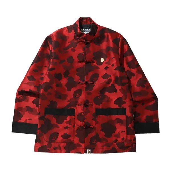 Куртка BAPE Color Camo в китайском стиле красная