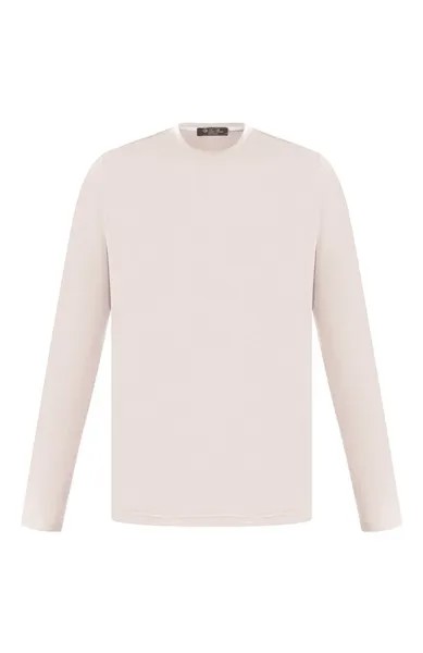 Лонгслив из шелка и хлопка Loro Piana