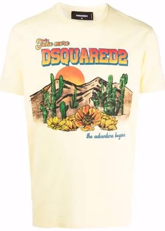 Dsquared2 футболка с принтом Desert и логотипом