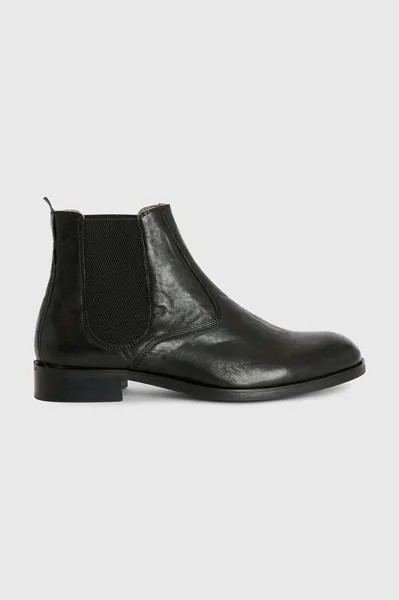 Кожаные ботинки челси Gus Boot Lthr AllSaints, черный