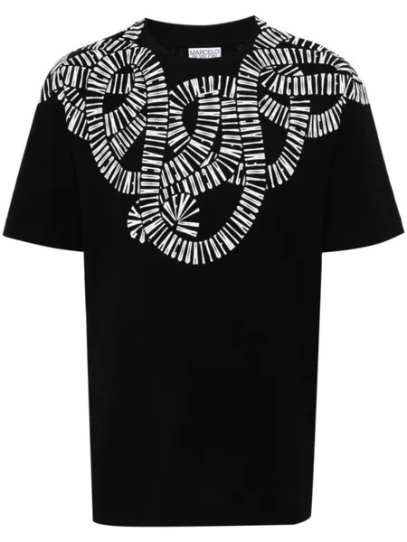 Marcelo Burlon County of Milan футболка Snake Wings, черный