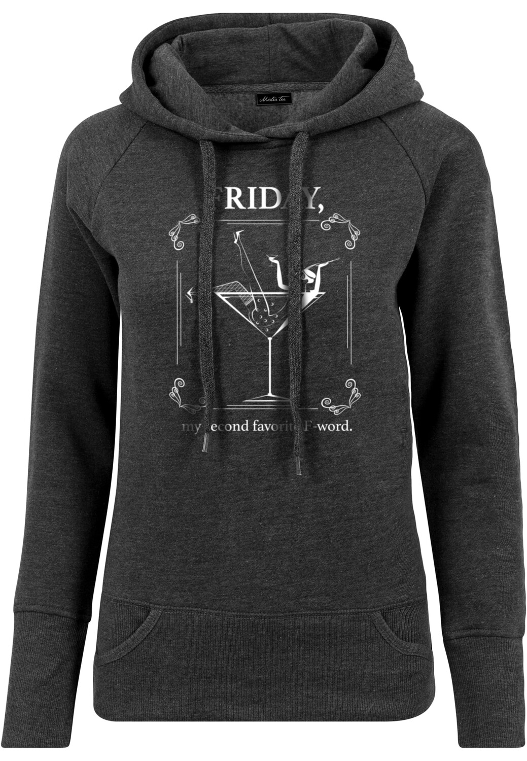 Толстовка Mister Tee Hoodie, цвет charcoal