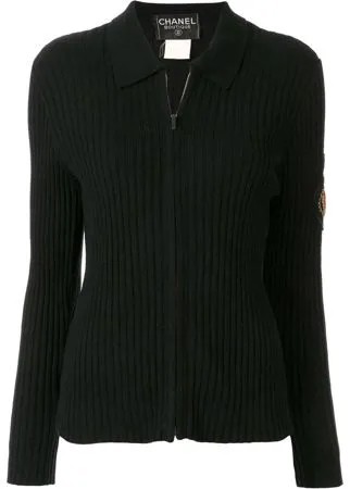 Chanel Pre-Owned рубашка-поло 1996-го года на молнии