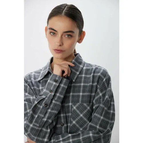 Рубашка Rosi, размер 46 (L), графитовый