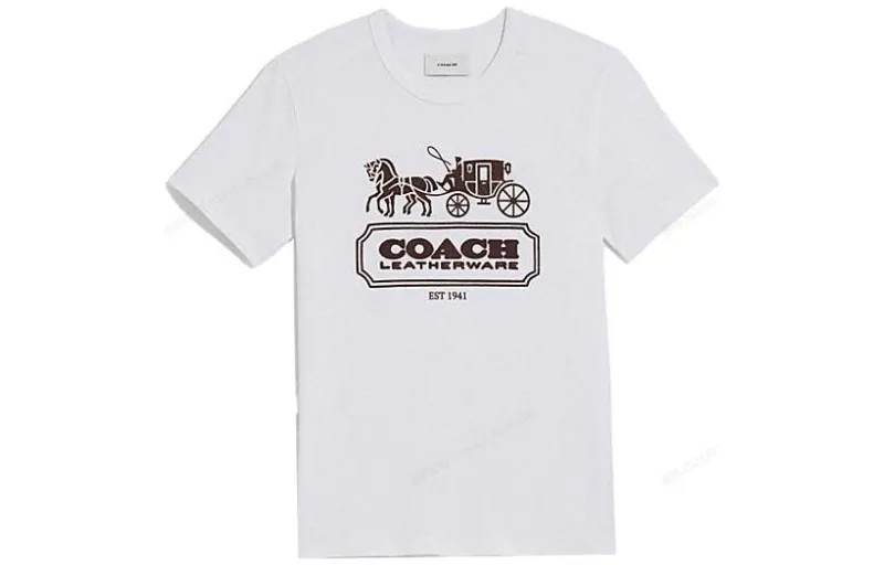 Футболка женская белая Coach