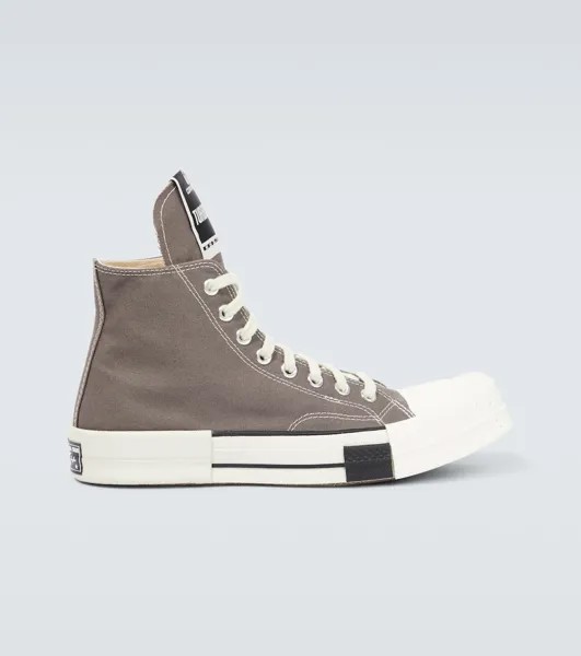 Кроссовки Converse x DRKSHDW Turbodrk Hi DRKSHDW by Rick Owens, серый