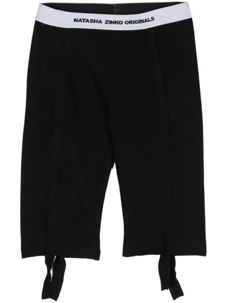 Natasha Zinko спортивные шорты Long John Capris, черный