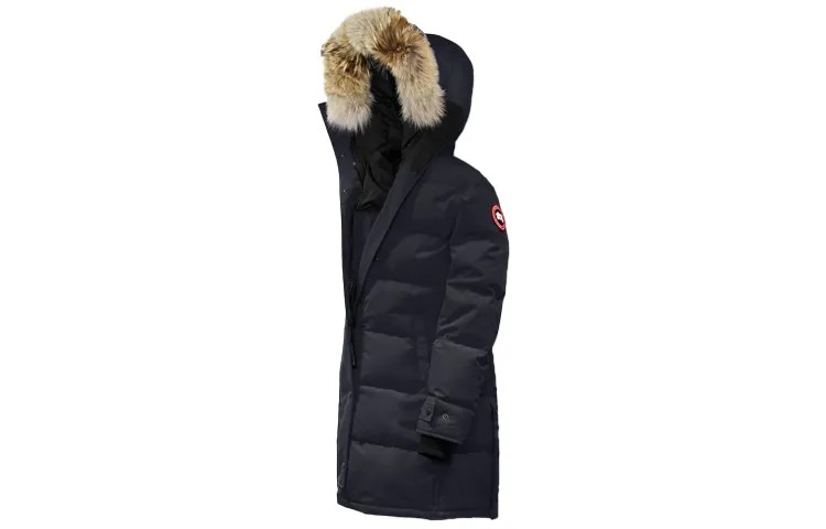 Женский пуховик Canada Goose, темно-синий