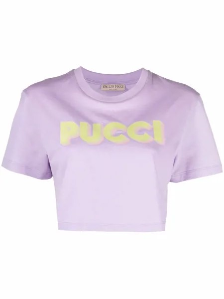 Emilio Pucci футболка с логотипом