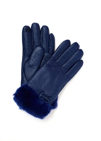 Перчатки женские Albertini IK011-3 синие р.7.5