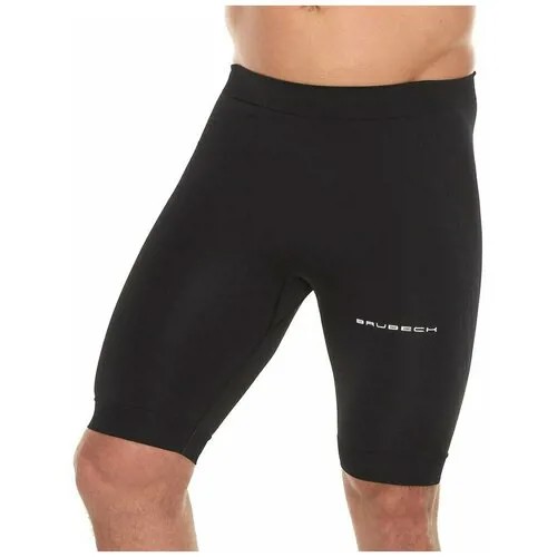 Термобелье мужское Brubeck кальсоны 1/2 RUNNING FORCE черные S