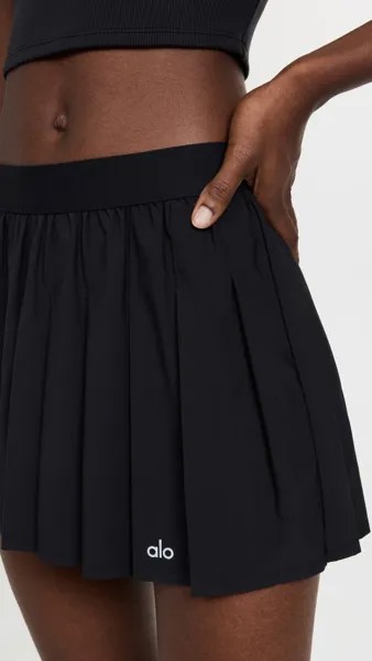Юбка Alo Yoga Varsity Tennis, черный