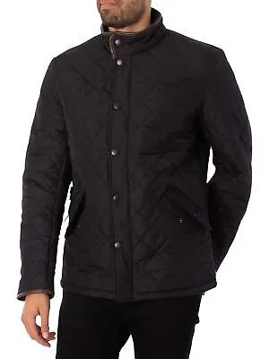 Мужская стеганая куртка Barbour Powell, синяя