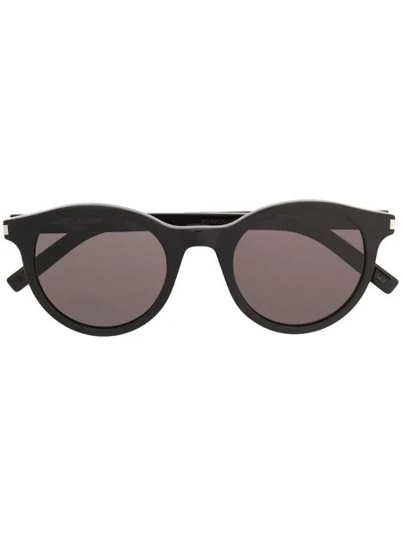 Saint Laurent Eyewear солнцезащитные очки SL342 в круглой оправе