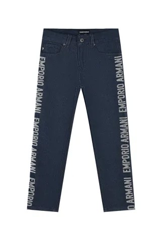 Джинсы с логотипом для мальчиков Emporio Armani