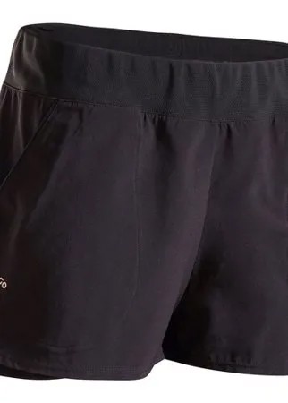 Шорты для тенниса женские DRY 500 черные ARTENGO Х Decathlon Черный XS